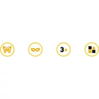 Kép 11/11 - Pillangó jelmez szett (6 részes)