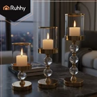 Kép 7/7 - Ruhhy gyertyatartó készlet 3 db - arany