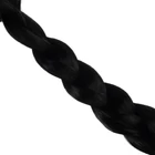 Kép 4/7 - Hosszú fekete paróka - fonott