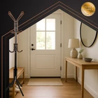 Kép 4/8 - Ruhafogas (170 cm, fekete)