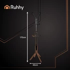 Kép 3/8 - Ruhafogas (170 cm, fekete)