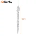 Kép 2/7 - Jégcsap karácsonyfadísz 12 db