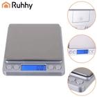 Kép 4/10 - Ruhhy konyhai mérleg LCD kijelzővel, 2 tállal, 2 kg