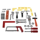 Kép 9/16 - 32 darabos gyermek szerszámos készlet műanyag ládában