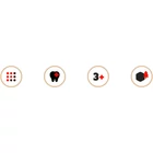 Kép 8/12 - Kruzzel 24 darabos játék fogorvos készlet gyerekeknek