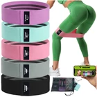 Kép 11/11 - Trizand textil edzőszalag készlet, 5 db, 5-35 kg