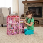 Kép 11/12 - 3 szintes babaház bútorelemekkel, babával