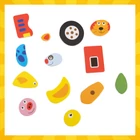 Kép 3/14 - Kruzzel 108 darabos kétoldalas mágneses oktatótábla fa dobozban