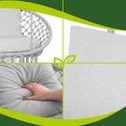 Kép 9/10 - Dupla hintaágy párnaszett – 3 részes szürke