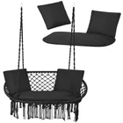 Kép 4/11 - Dupla hintaágy párnaszett – 3 részes fekete