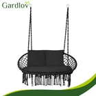 Kép 5/11 - Dupla hintaágy párnaszett – 3 részes fekete