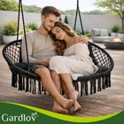 Kép 11/11 - Dupla hintaágy párnaszett – 3 részes fekete