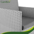 Kép 13/22 - Rattan kerti bútor szett - szürke