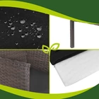 Kép 7/20 - Rattan kerti bútor szett - barna