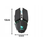 Kép 4/9 - Vezeték nélküli Q15 gamer egér színes háttérvilágítással