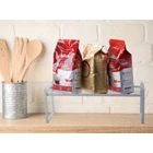 Kép 3/10 - Egyszintes fém konyhai szervező, 52x19x21 cm, fehér