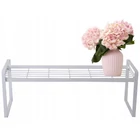 Kép 4/10 - Egyszintes fém konyhai szervező, 52x19x21 cm, fehér