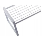 Kép 10/10 - Egyszintes fém konyhai szervező, 52x19x21 cm, fehér