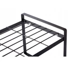 Kép 6/9 - Egyszintes fém konyhai szervező, 52x19x21 cm, fekete