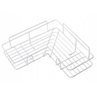 Kép 4/6 - Fürdőszobai sarokpolc, fehér