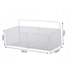 Kép 7/9 - Akasztós fém háztartási tárolókosár, fehér