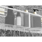 Kép 9/9 - Akasztós fém háztartási tárolókosár, fehér