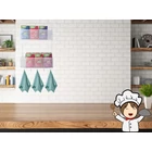 Kép 2/10 - Kétszintes háztartási szervező akasztókkal, fehér