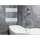 Kép 3/10 - Kétszintes háztartási szervező akasztókkal, fehér