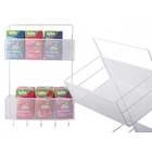 Kép 5/10 - Kétszintes háztartási szervező akasztókkal, fehér