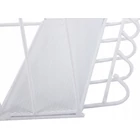 Kép 7/10 - Kétszintes háztartási szervező akasztókkal, fehér