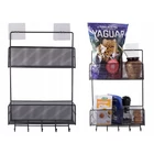 Kép 10/10 - Kétszintes háztartási szervező akasztókkal, fekete