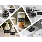 Kép 10/10 - Öntapadó címkék tárolóedények, üvegek jelöléséhez, filctollal, 192 db