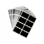 Kép 6/10 - Öntapadó címkék tárolóedények, üvegek jelöléséhez, filctollal, 192 db