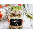 Kép 7/10 - Öntapadó címkék tárolóedények, üvegek jelöléséhez, filctollal, 192 db