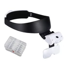 Kép 8/10 - LED-es fejpánt nagyítószemüveggel