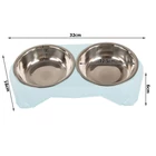 Kép 9/9 - Dupla fémtál, 350ml x2