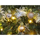 Kép 9/10 - Karácsonyi gömb szett, 30 db, arany