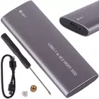 Kép 1/10 - Külső USB 3.1-es M.2 SSD ház 2230-2280mm, szürke