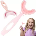 Kép 1/9 - Szilikon fogkefe gyerekeknek rózsaszín