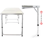 Kép 9/10 - Összecsukható kempingasztal, 180 x 60 cm