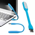 Kép 1/7 - Rugalmas szilikon USB lámpa, kék