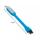 Kép 6/7 - Rugalmas szilikon USB lámpa, kék