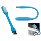 Kép 7/7 - Rugalmas szilikon USB lámpa, kék