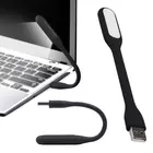 Kép 1/9 - Rugalmas szilikon USB lámpa, fekete