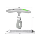 Kép 7/10 - Hordozható poggyász mérleg