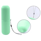 Kép 4/10 - Fogkefe és fogkrém tartó utazáshoz-Zöld