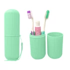 Kép 5/10 - Fogkefe és fogkrém tartó utazáshoz-Zöld