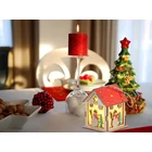 Kép 6/10 - Fából készült függő karácsonyi lámpás