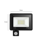 Kép 8/9 - 30 W-os kültéri LED reflektor mozgásérzékelővel