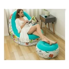 Kép 4/9 - Felfújható kerti fotel lábtartóval és pumpával